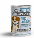Joe & Pepper Dog Puppy Rind & Forelle 400g