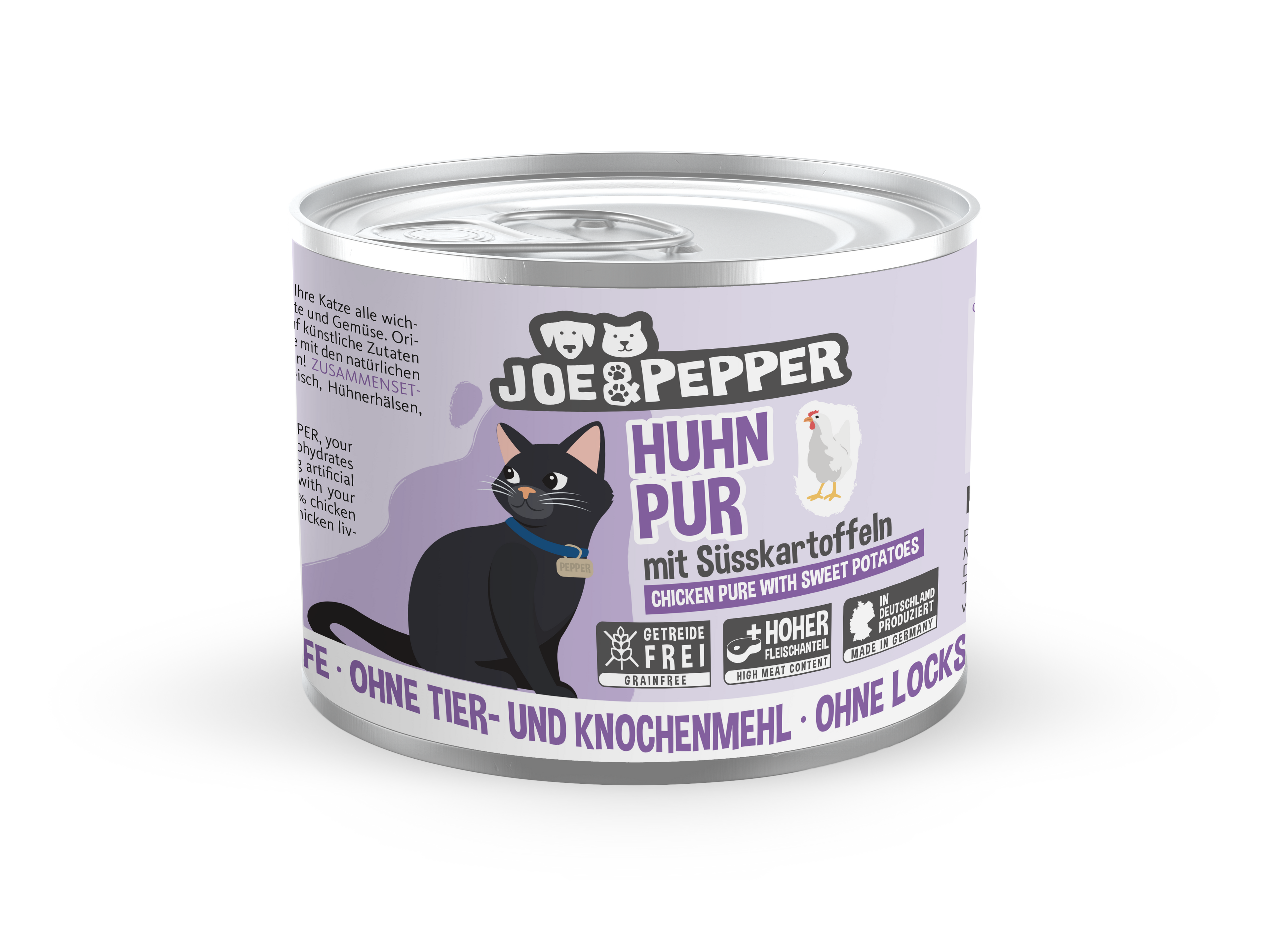 Joe & Pepper Cat Huhn pur mit Süßkartoffeln 200g
