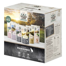 Wildes Land Classic Adult Katze
Pouch Probierbox
8 x 100 g