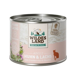 Wildes Land Classic Adult Katze
Huhn & Lachs 200g